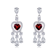 Picture of 925 Sterling Silver Medium Dangle Earrings Online Only