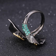Picture of Medium Gunmetal Plated Fashion Ring From Reliable Factory