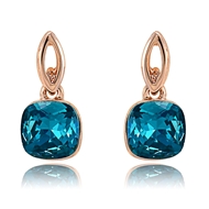 Picture of Quality Zinc Alloy Artificial Crystal Dangle Earrings