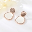 Show details for Inexpensive Rose Gold Plated Enamel Dangle Earrings from Reliable Manufacturer