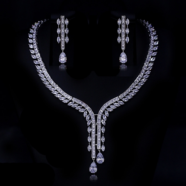 Picture of Luxury Big 2 Piece Jewelry Set with Beautiful Craftmanship
