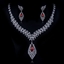 Show details for Good Quality Cubic Zirconia Platinum Plated 2 Piece Jewelry Set