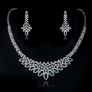 Show details for Copper or Brass Luxury 2 Piece Jewelry Set from Certified Factory