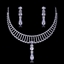 Show details for Need-Now White Platinum Plated 2 Piece Jewelry Set from Editor Picks
