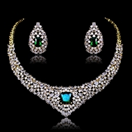 Show details for Copper or Brass Gold Plated 2 Piece Jewelry Set with Full Guarantee