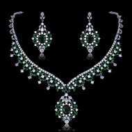 Show details for Copper or Brass Big 2 Piece Jewelry Set in Exclusive Design