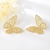 Picture of Delicate Copper or Brass Stud Earrings of Original Design