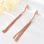 Show details for Eye-Catching Rose Gold Plated Zinc Alloy Dangle Earrings with Member Discount