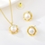 Picture of Beautiful Artificial Pearl White 2 Piece Jewelry Set