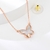 Picture of Inexpensive Rose Gold Plated Swarovski Element Pendant Necklace from Reliable Manufacturer