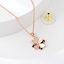 Show details for Unique Swarovski Element 925 Sterling Silver Pendant Necklace