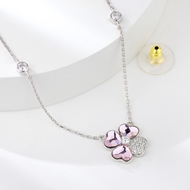 Show details for Amazing Swarovski Element 925 Sterling Silver Pendant Necklace