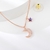 Picture of Trendy Purple Swarovski Element Pendant Necklace with No-Risk Refund
