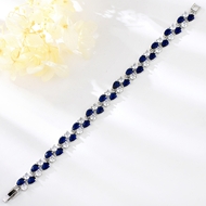 Show details for Recommended Blue Cubic Zirconia Fashion Bracelet from Top Designer