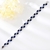 Picture of Recommended Blue Cubic Zirconia Fashion Bracelet from Top Designer
