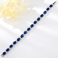 Show details for Copper or Brass Platinum Plated Fashion Bracelet at Great Low Price