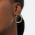 Picture of New Medium Gold Plated Small Hoop Earrings