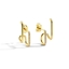 Show details for Copper or Brass Cubic Zirconia Stud Earrings with 3~7 Day Delivery
