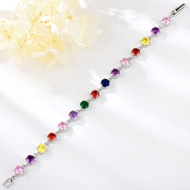 Show details for Copper or Brass Platinum Plated Fashion Bracelet with SGS/ISO Certification