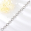 Show details for Designer Platinum Plated White Fashion Bracelet with No-Risk Return