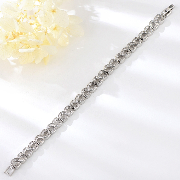 Picture of Fashion Cubic Zirconia Small Fashion Bracelet