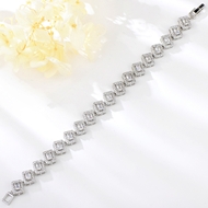 Show details for Fancy Small White Fashion Bracelet
