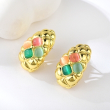 Show details for Zinc Alloy Dubai Big Stud Earrings for Her