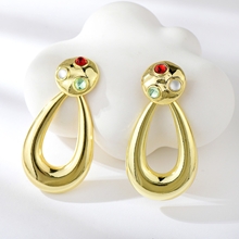 Show details for Dubai Zinc Alloy Dangle Earrings with Full Guarantee