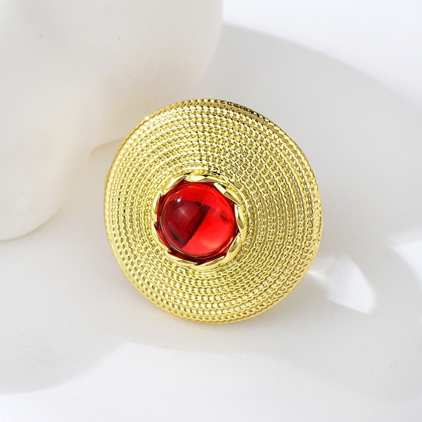 Picture of New Season Red Zinc Alloy Fashion Ring Factory Direct