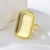 Picture of New Season Gold Plated Big Fashion Ring with SGS/ISO Certification