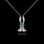 Show details for Low Price Platinum Plated Small Pendant Necklace from Top Designer