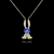Picture of Shop Gold Plated Small Pendant Necklace with Wow Elements