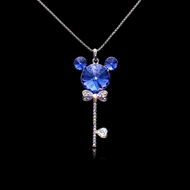 Show details for Platinum Plated Swarovski Element Pendant Necklace from Certified Factory