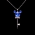 Picture of Platinum Plated Swarovski Element Pendant Necklace from Certified Factory