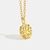 Picture of Shop Gold Plated Copper or Brass Pendant Necklace with Wow Elements