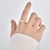 Picture of Hypoallergenic Gold Plated Delicate Fashion Ring with Worldwide Shipping