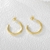Picture of Fast Selling Gold Plated Copper or Brass Stud Earrings from Editor Picks