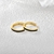 Picture of Nickel Free Gold Plated Copper or Brass Stud Earrings with Easy Return