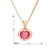 Picture of Designer Rose Gold Plated Small Pendant Necklace with Easy Return