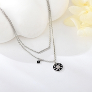 Show details for Great Cubic Zirconia Platinum Plated Pendant Necklace