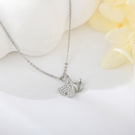 Show details for Latest Delicate Cubic Zirconia Pendant Necklace