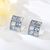 Picture of Sparkling Small Gold Plated Stud Earrings