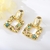 Picture of Charming Colorful Gold Plated Dangle Earrings As a Gift