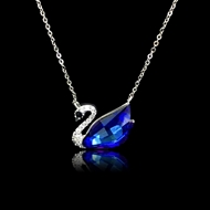 Show details for Bling Small Platinum Plated Pendant Necklace Show details for Bling Small Platinum Plated Pendant Necklace