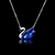 Picture of Bling Small Platinum Plated Pendant Necklace