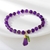 Picture of Low Price Gold Plated Purple Fashion Bracelet of Original Design