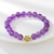 Picture of Copper or Brass Nature Amethyst Fashion Bracelet with Fast Delivery