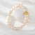 Picture of Designer Gold Plated fresh water pearl Fashion Bracelet with No-Risk Return