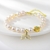 Picture of Sparkling Small Gold Plated Fashion Bracelet