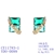 Picture of Green Copper or Brass Big Stud Earrings from Trust-worthy Supplier